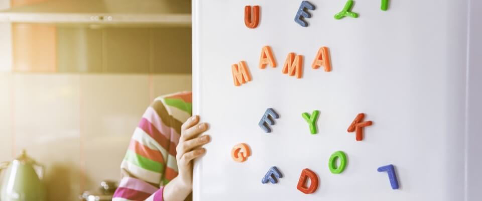 Woman looking in refrigerator
