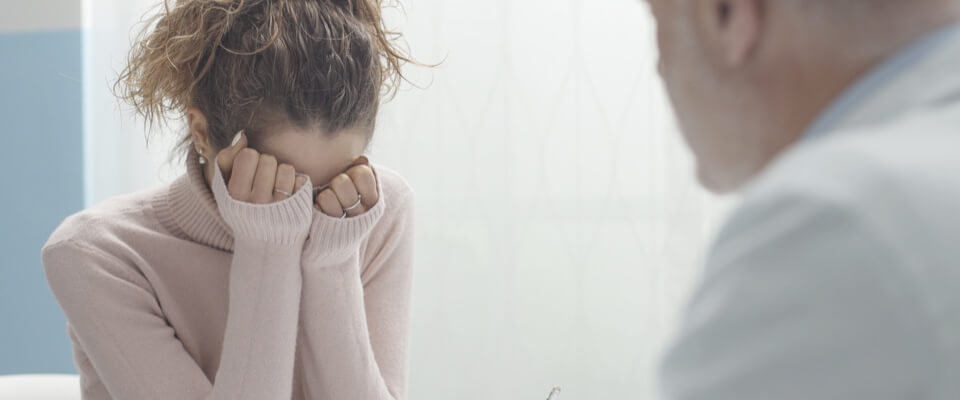 woman feeling embarassed